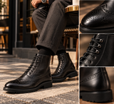 Men's Classic Wingtip Brogue Boots
