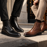 Men's Classic Wingtip Brogue Boots
